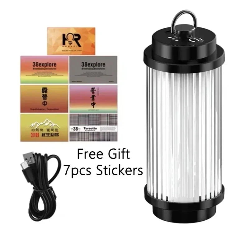 3000mAh USB Wiederaufladbare Campinglampe mit 5 Lichtmodi
