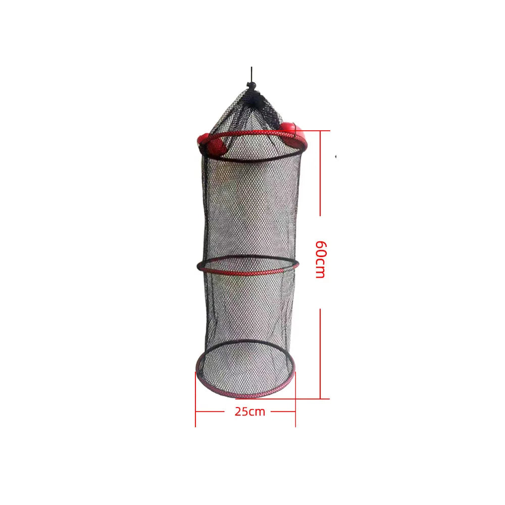 Angler-Netz - Portables Fischkorb-Netz