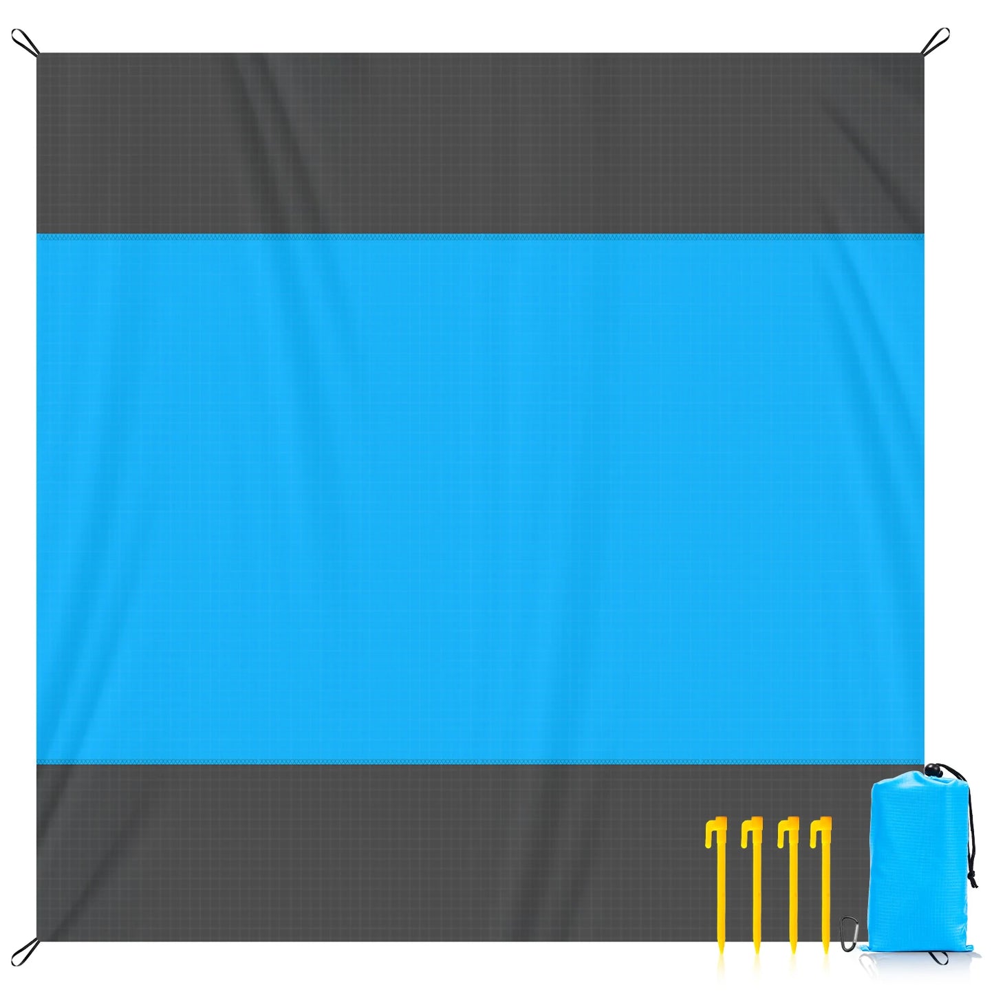 Leichte Stranddecke für 2-8 Personen – Sandfrei