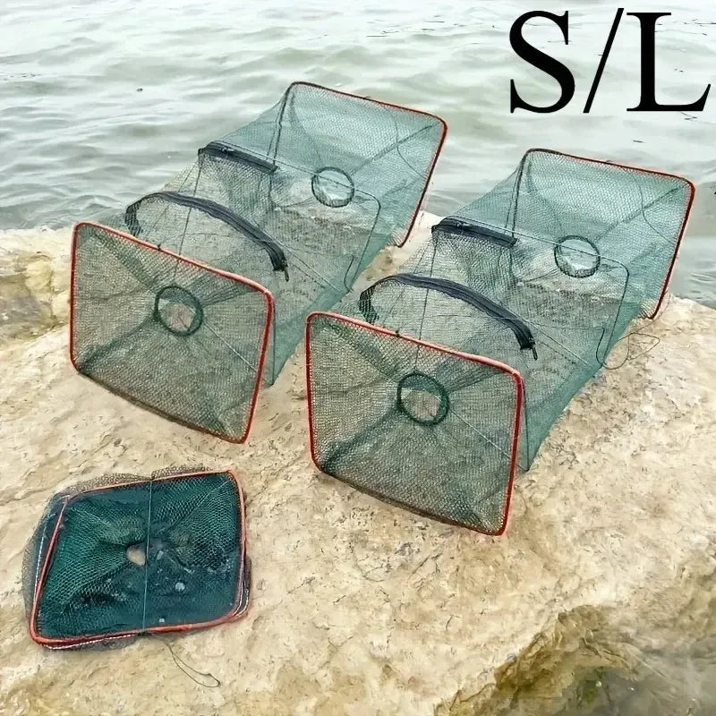 Kollabierbarer Fischfangkorb für Angler – clever-campen Camping & Outdoor Schweiz