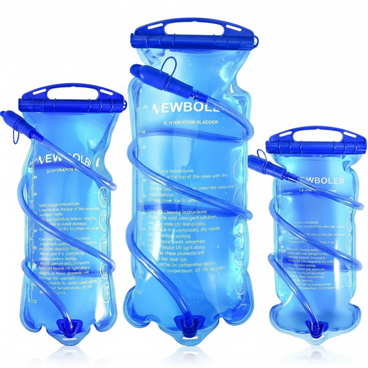 NEWBOLER Trinkblase 1.5L 2L 3L BPA-frei für Outdoor