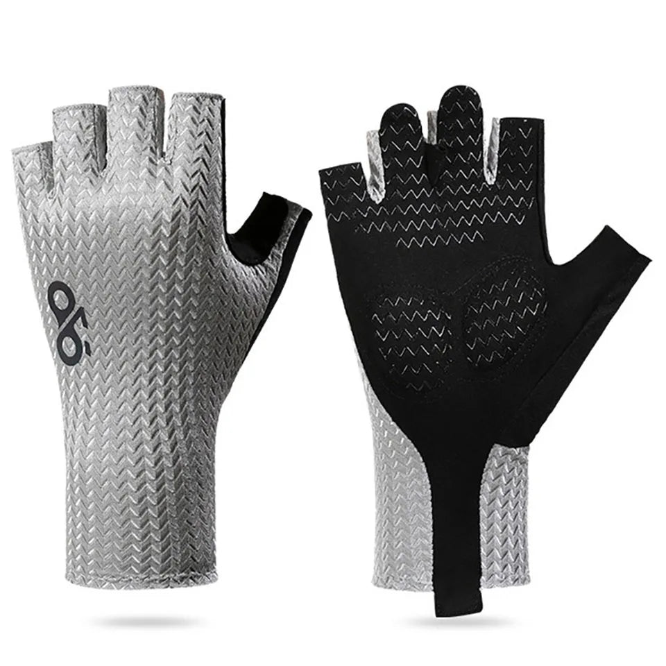 GTUBIKE Sommer Atmungsaktive Halbfinger Fahrrad-Handschuhe
