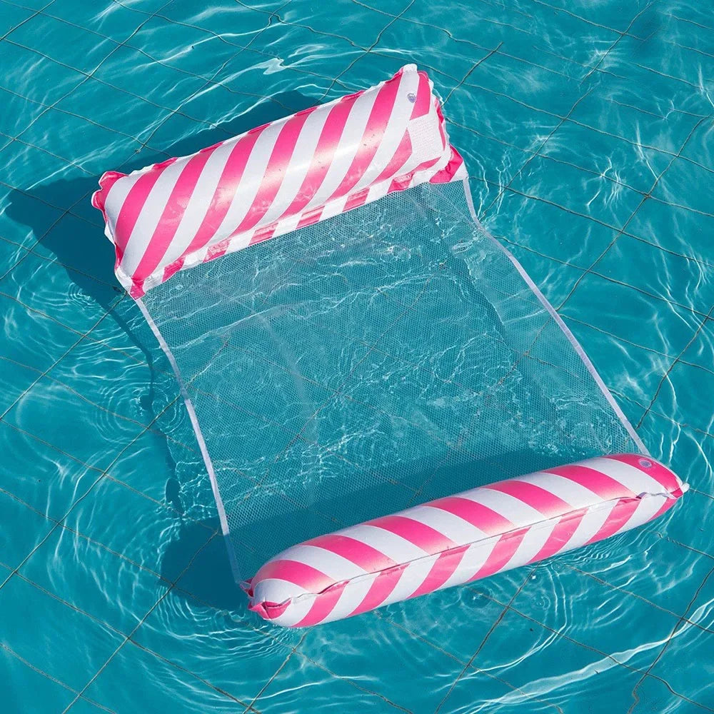 Faltbare Wasser-Hängematte Luftmatratze für Pool