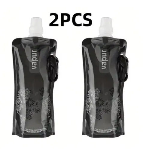 500ML Faltbare Silikon Trinkflasche für Outdoor Aktivitäten