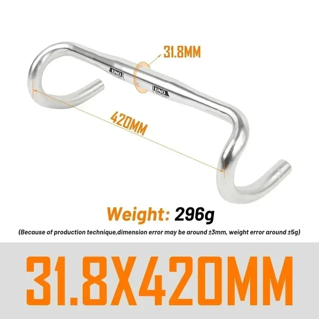 UNO UltraLight Rennradlenker 25.4/31.8MM 360-460MM Aluminium