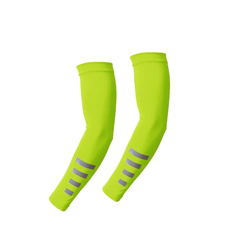 UV-Schutz Armlinge mit Reflektoren für Sport & Outdoor