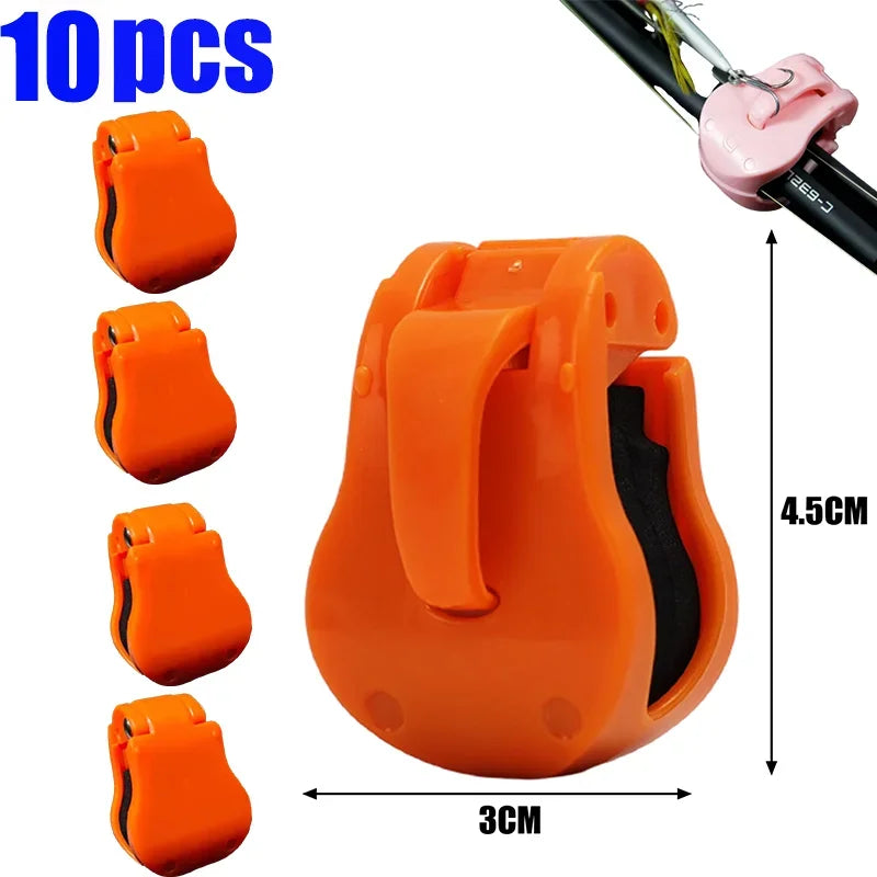 Tragbar Fishing Rod Halter Clip – 10 Stück