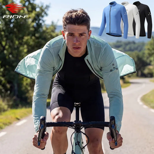 RION Herren Windbreaker Fahrradjacke Packbar Winddicht – clever-campen Camping & Outdoor Schweiz