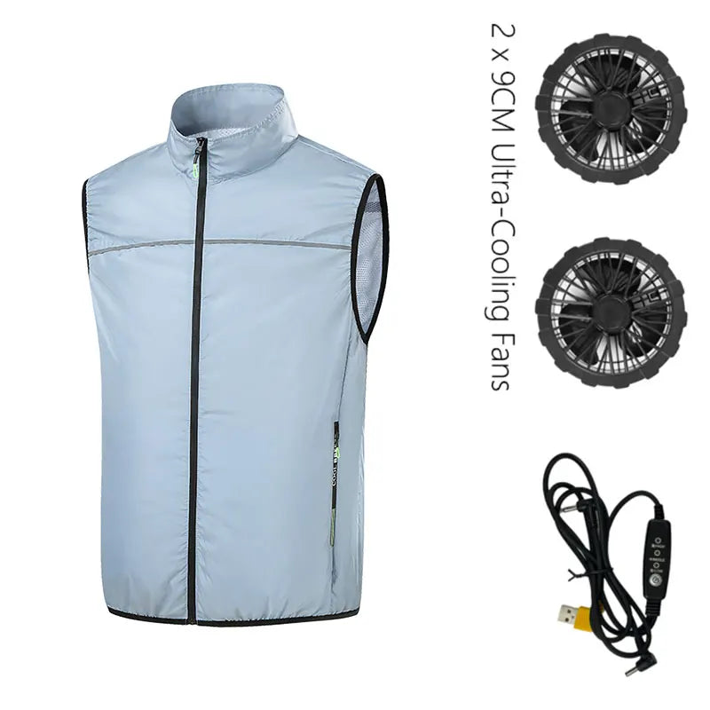 Kühlweste mit Ventilator für Outdoor-Aktivitäten