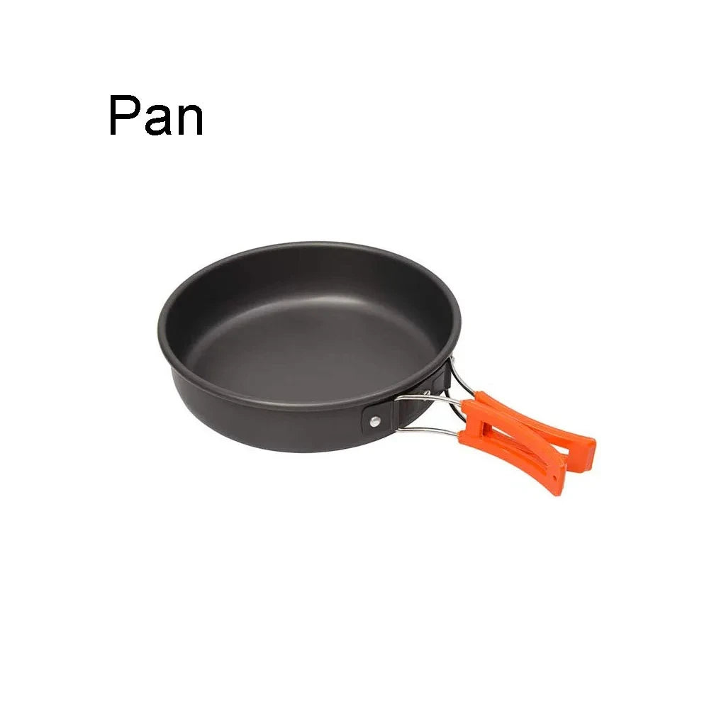 Camping Kochgeschirr Set Aluminium für Outdoor-Aktivitäten