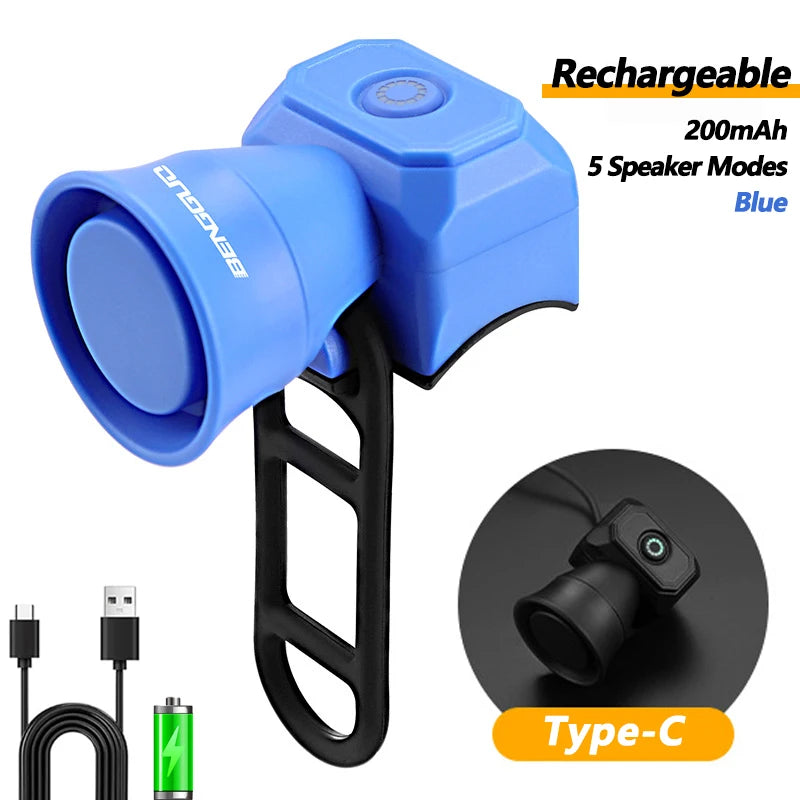 5-Modi Fahrradklingel Mountain Bike Mini Batterie