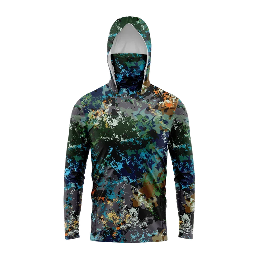 Hooded Fishing Shirt mit UV-Schutz für Angler – clever-campen Camping & Outdoor Schweiz