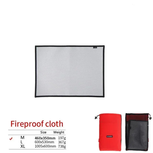 Feuerfeste Picknickmatte für Camping und Grillen