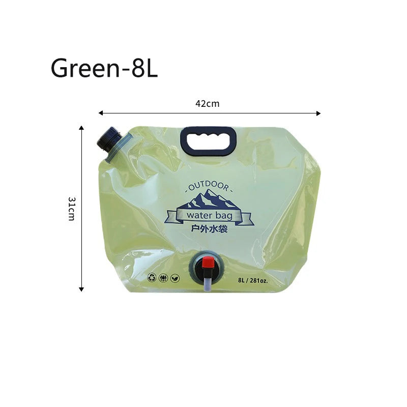 Faltbare Wasserlagerungstasche 8L für Outdoor & Camping