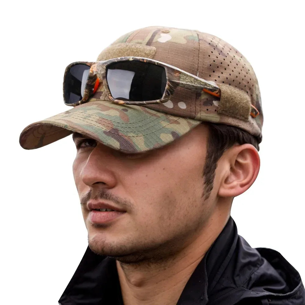 Unisex Camouflage Baseball Cap mit UV-Schutz – clever-campen Camping & Outdoor Schweiz