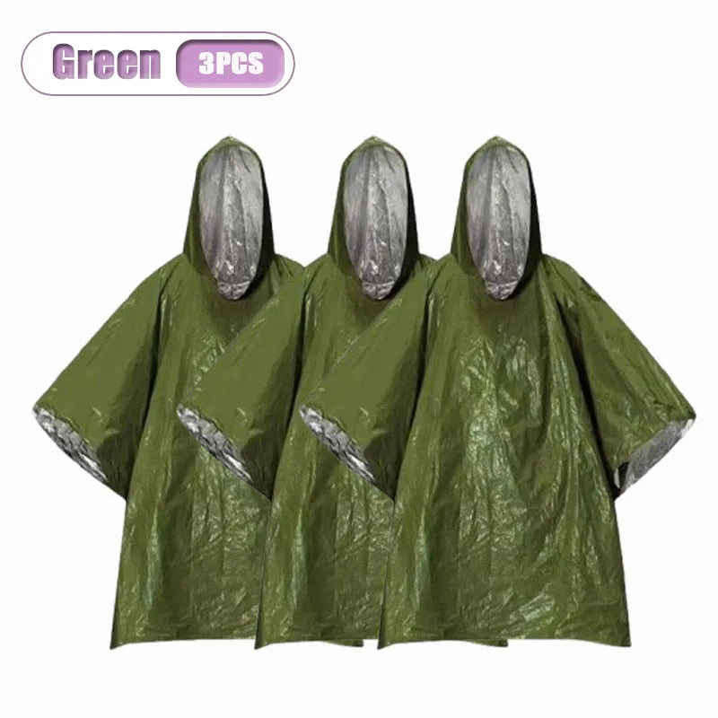 Multifunktionaler Notfall-Regenponcho für Outdoor