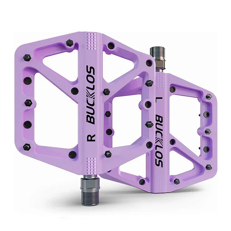 BUCKLOS Fahrrad Pedale Ultralight Anti-Rutsch Nylon