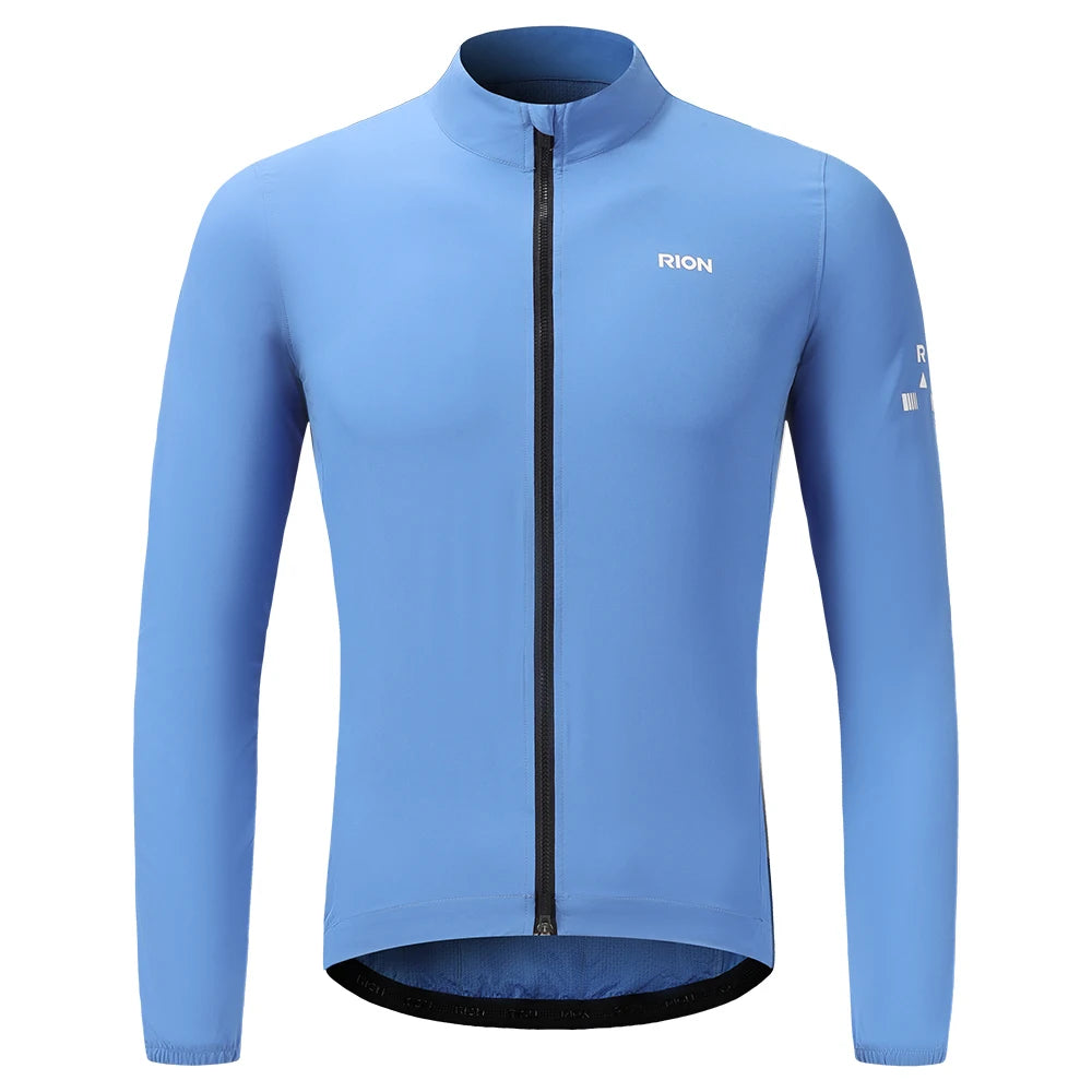 RION Herren Windbreaker Fahrradjacke Packbar Winddicht