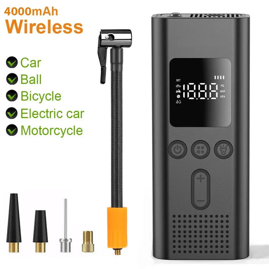 Kabellose Luftpumpe 150psi für Fahrrad und Auto – clever-campen Camping & Outdoor Schweiz