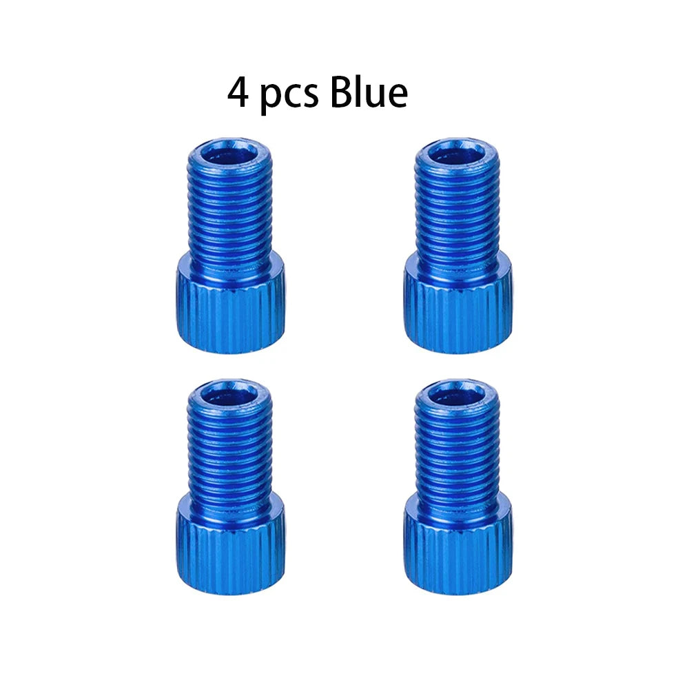 10 Farben Aluminium Ventiladapter Presta zu Schrader