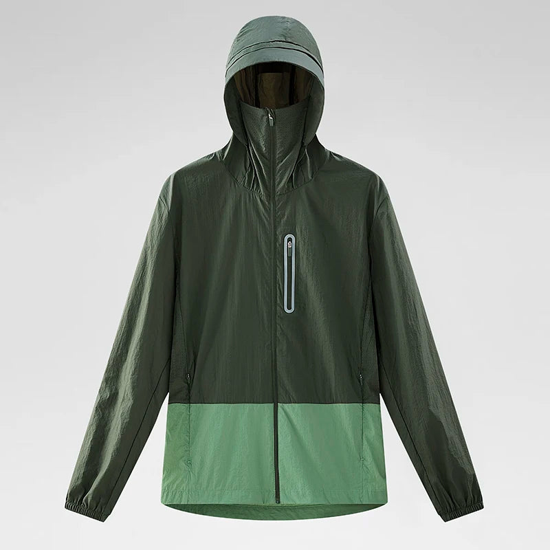 Wasserdichte UV-Schutzjacke mit UPF 50+ für Outdoor