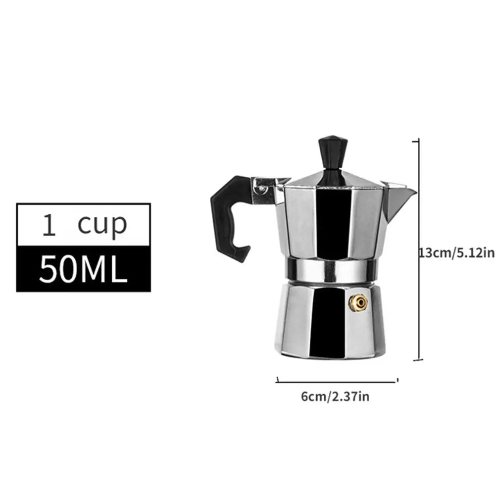 Aluminium Moka Kaffeekanne für Camping und Outdoor