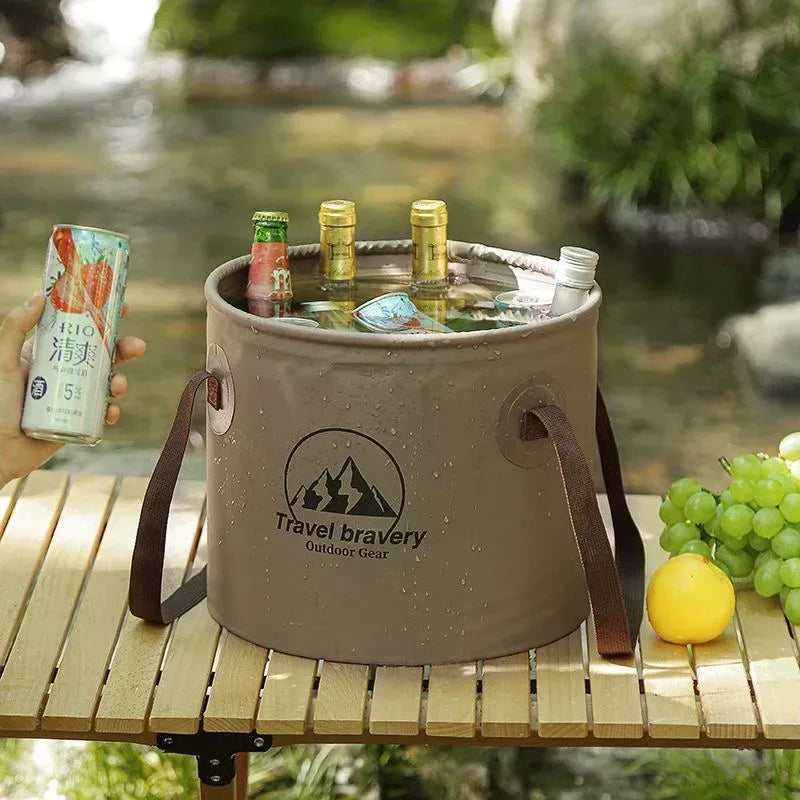 Faltbarer Wasserdichter Eimer für Camping und Angeln – clever-campen Camping & Outdoor Schweiz