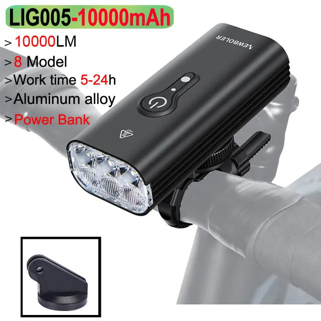 10000mAh Smart Fahrradlicht 10000LM wasserdicht USB