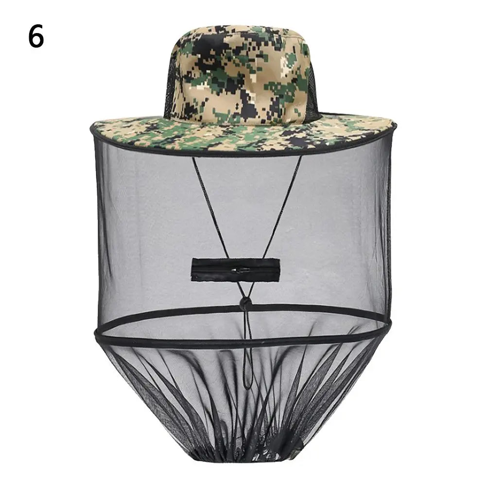 Anti-Mücken Hut mit Netz für Outdoor & Camping