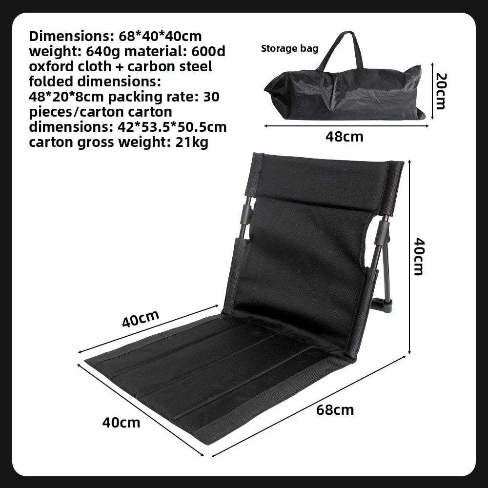 Leichter Faltstuhl für Angeln und Camping