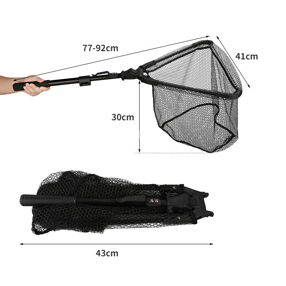 Ultraleichter faltbarer Fischernetz – ausziehbar