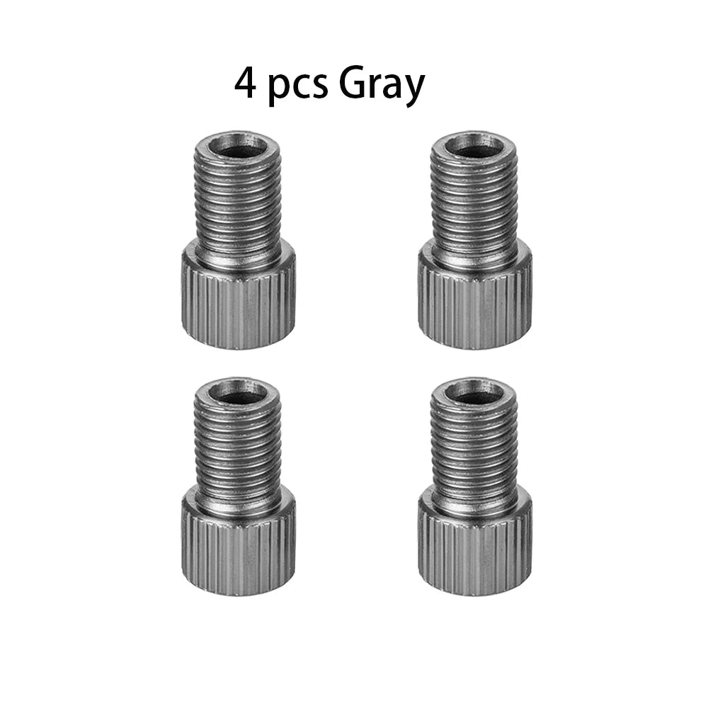 10 Farben Aluminium Ventiladapter Presta zu Schrader