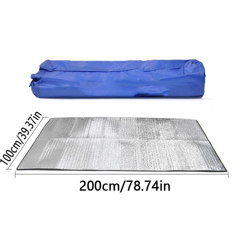 Thermo-Isomatte Aluminiumfolie Wasserdicht Camping