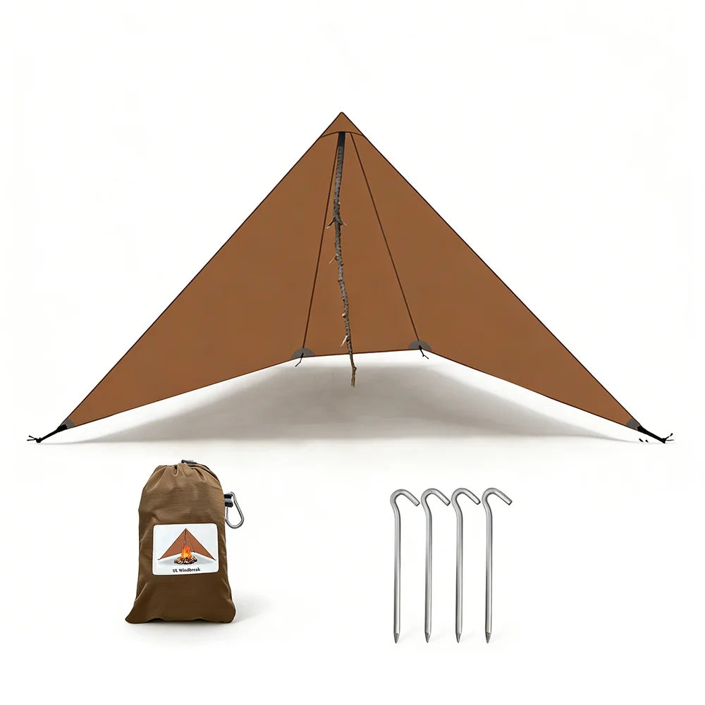Ultraleichter Camping Windschutz 20D Nylon 210g