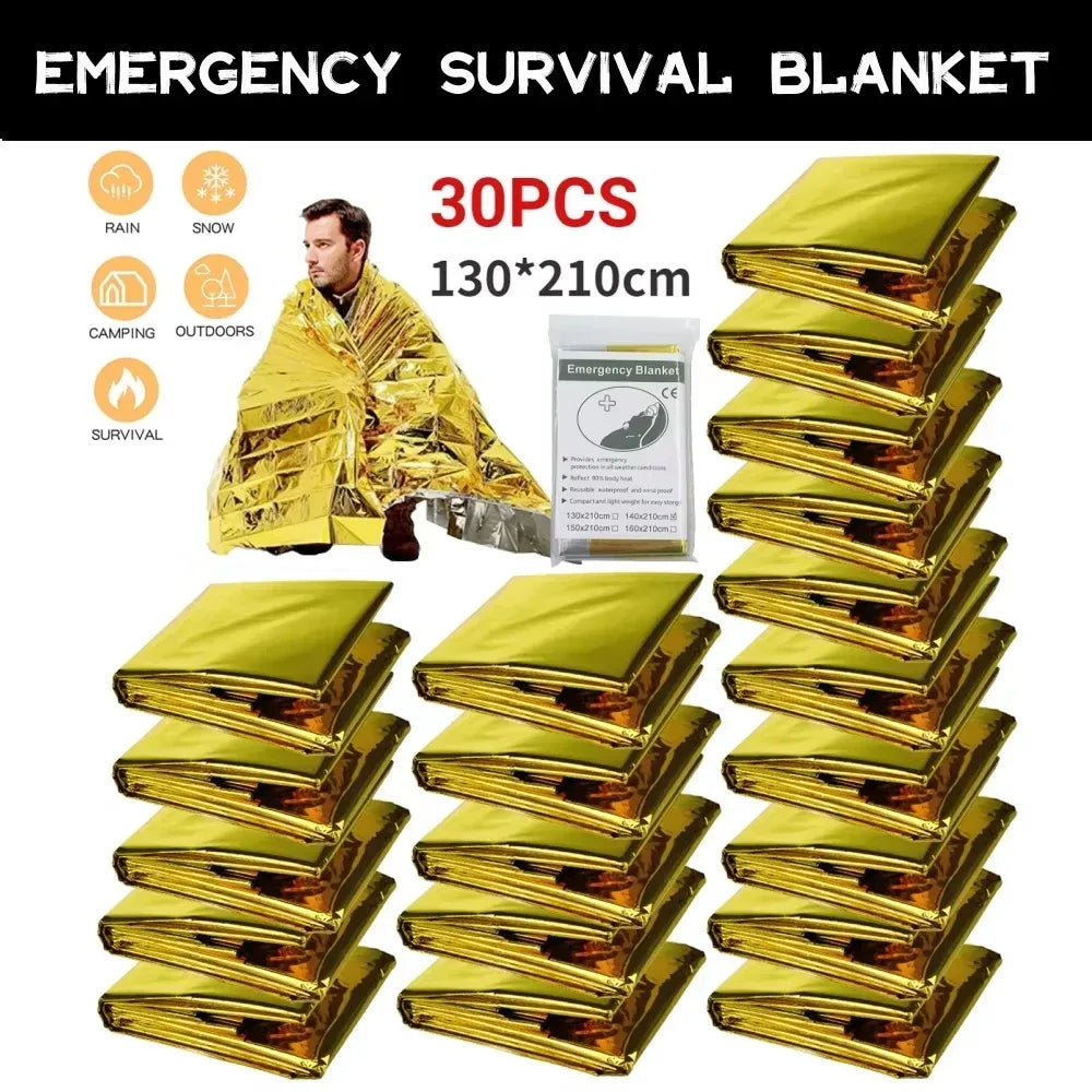 Notfall-Decke 30er Set - Wasserdicht & Thermisch – clever-campen Camping & Outdoor Schweiz