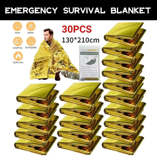 Notfall-Decke 30er Set - Wasserdicht & Thermisch – clever-campen Camping & Outdoor Schweiz