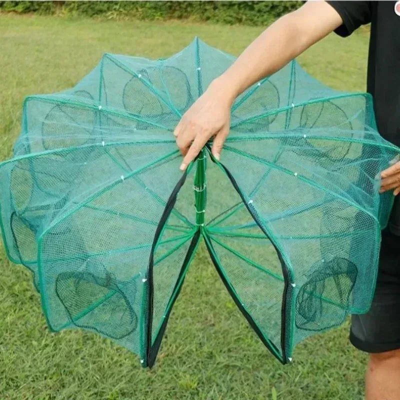 Faltbares Angelnetz mit 8 Löchern für Krebse und Garnelen – clever-campen Camping & Outdoor Schweiz