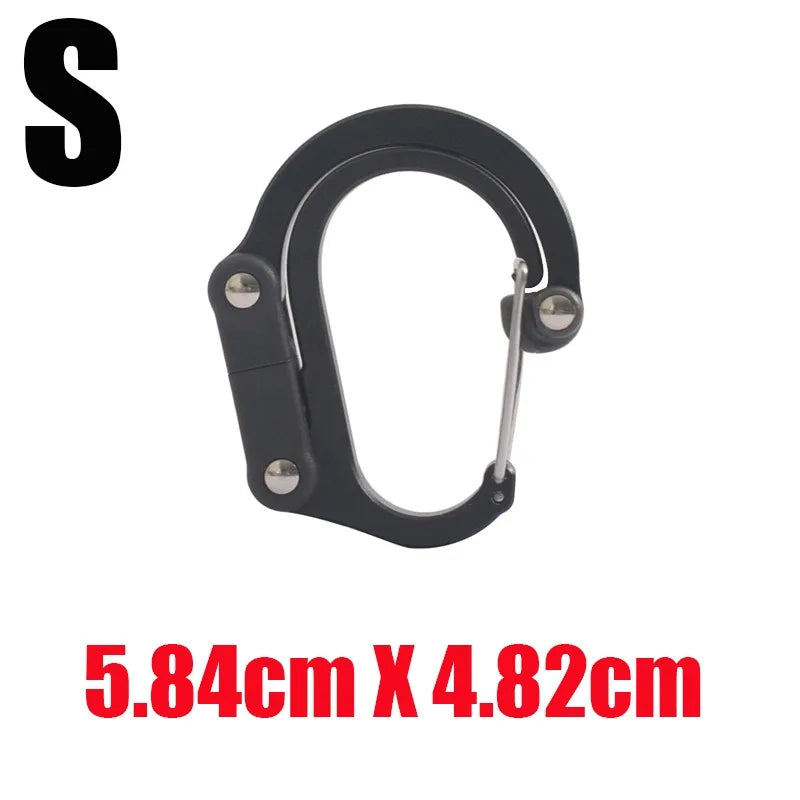 Robuster Karabiner mit drehbarem Haken für Outdoor
