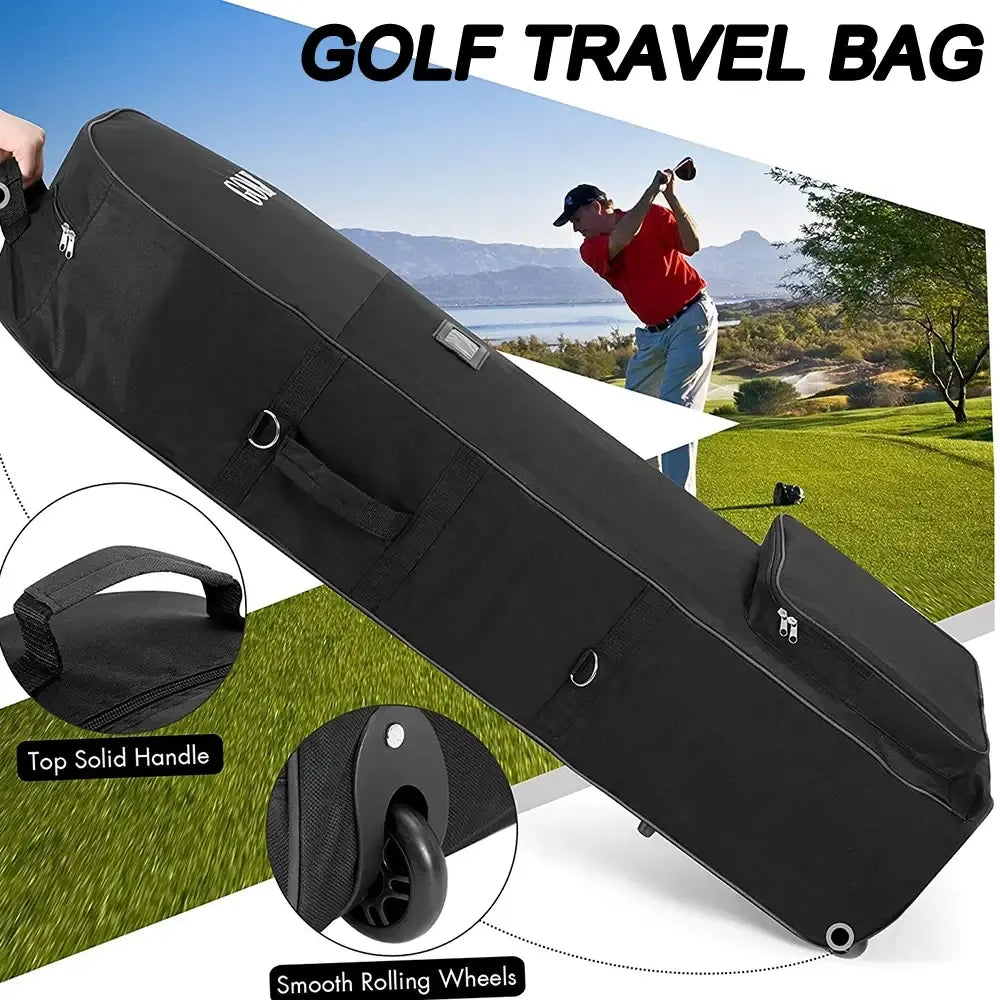 Praktische Golf Reisetasche mit Rollen – 600D Material – clever-campen Camping & Outdoor Schweiz