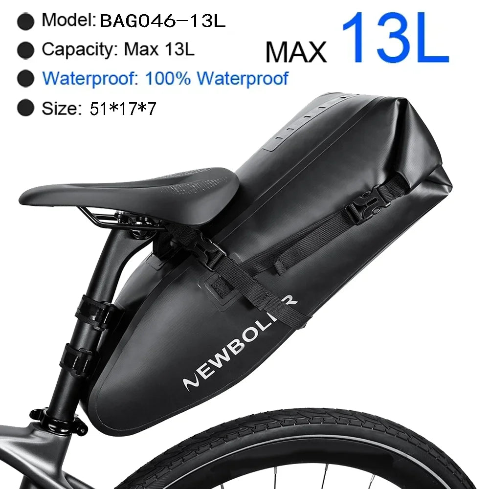 Wasserdichte Fahrradtasche 10L/13L für MTB und Rennrad