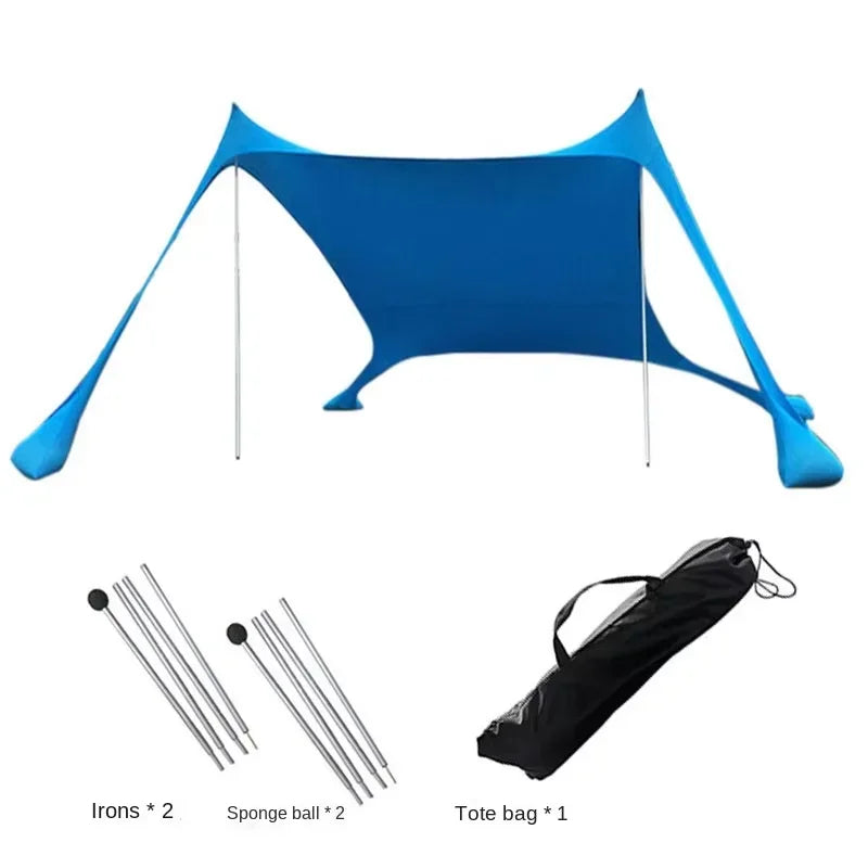 Strandzelt UPF50+ Windfest für Outdoor & Camping