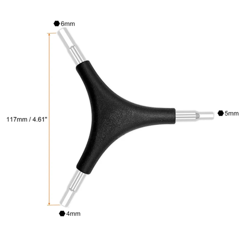 Y-förmiger 3-Wege Innensechskant-Schlüssel 4/5/6mm