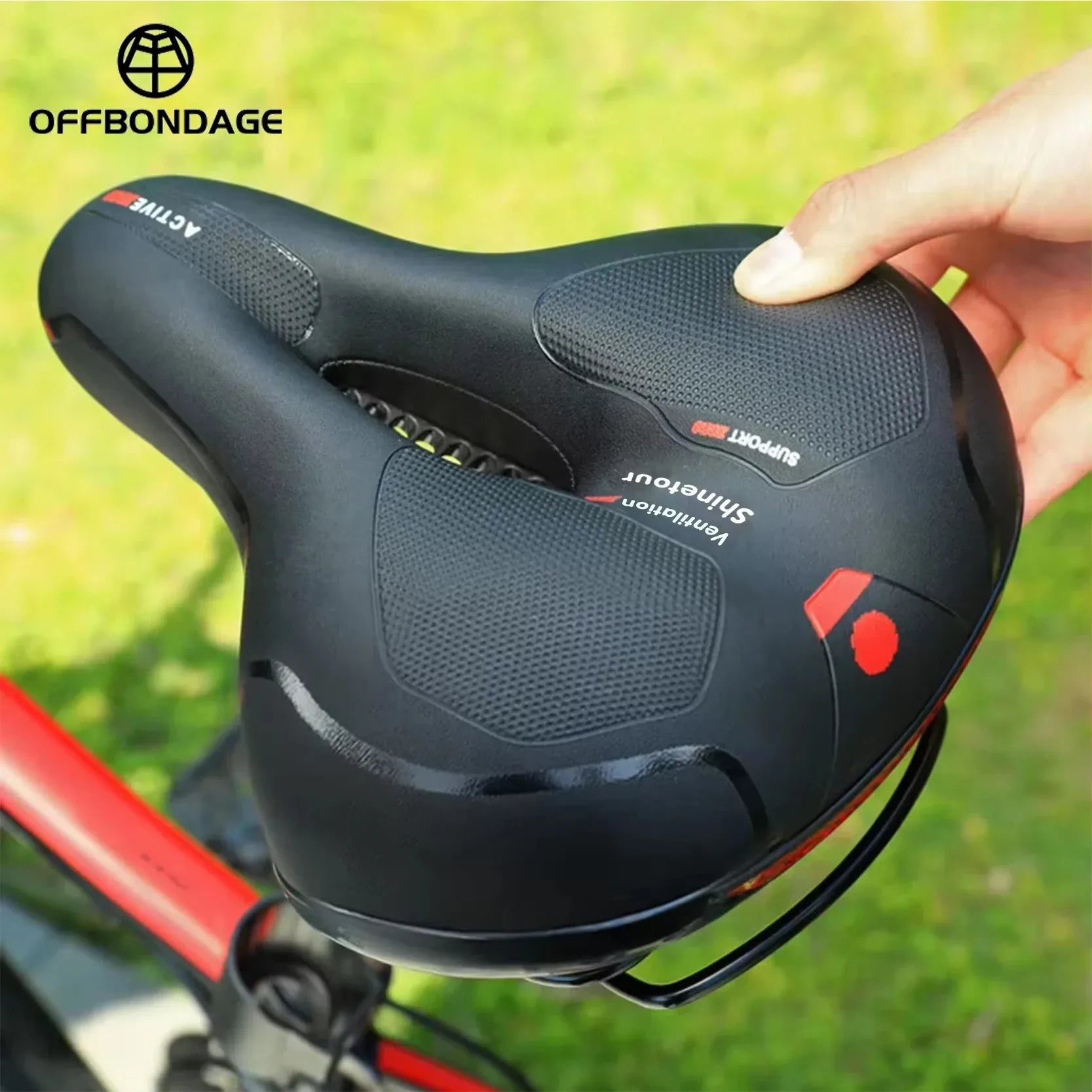 Atmungsaktiver Fahrradsattel für Herren und Damen – clever-campen Camping & Outdoor Schweiz
