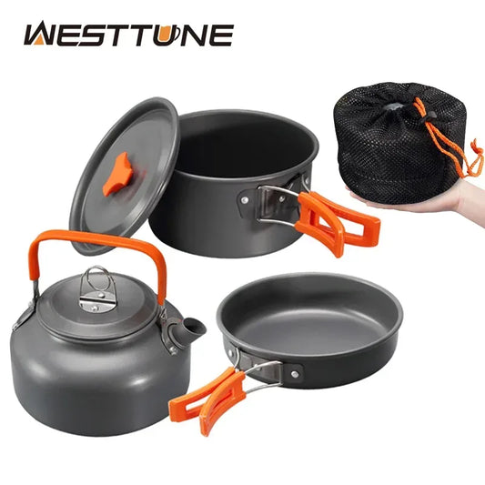 Westtune Camping Kochgeschirr Set Aluminium – clever-campen Camping & Outdoor Schweiz