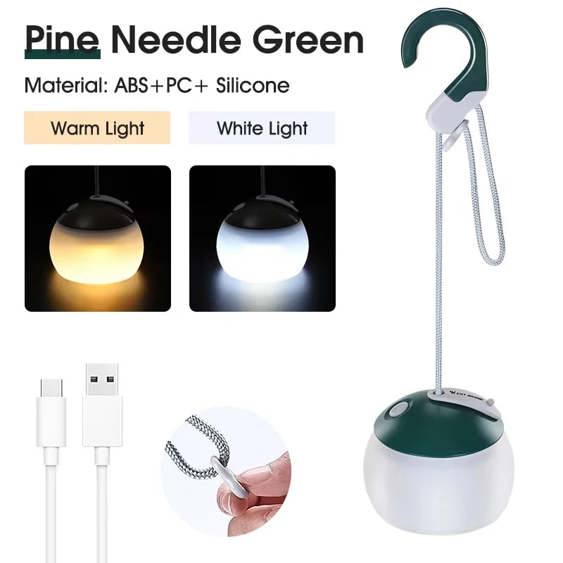 Hängende Campinglampe