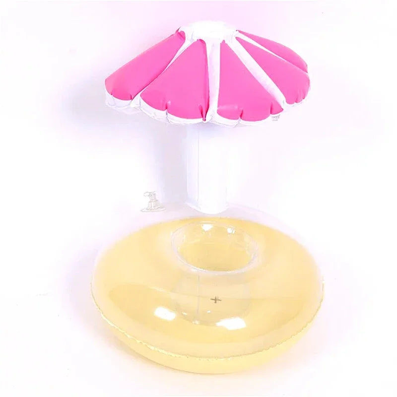 Aufblasbarer Becherhalter Flamingo für Pool und Strand