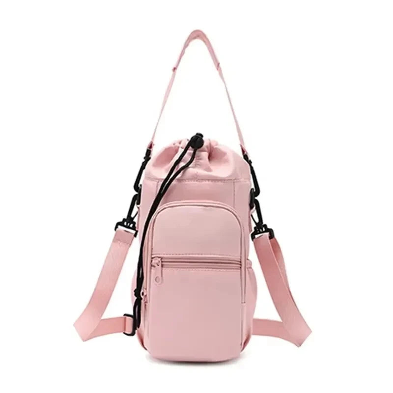 Tragbare Wasserflasche Tasche mit verstellbarem Gurt