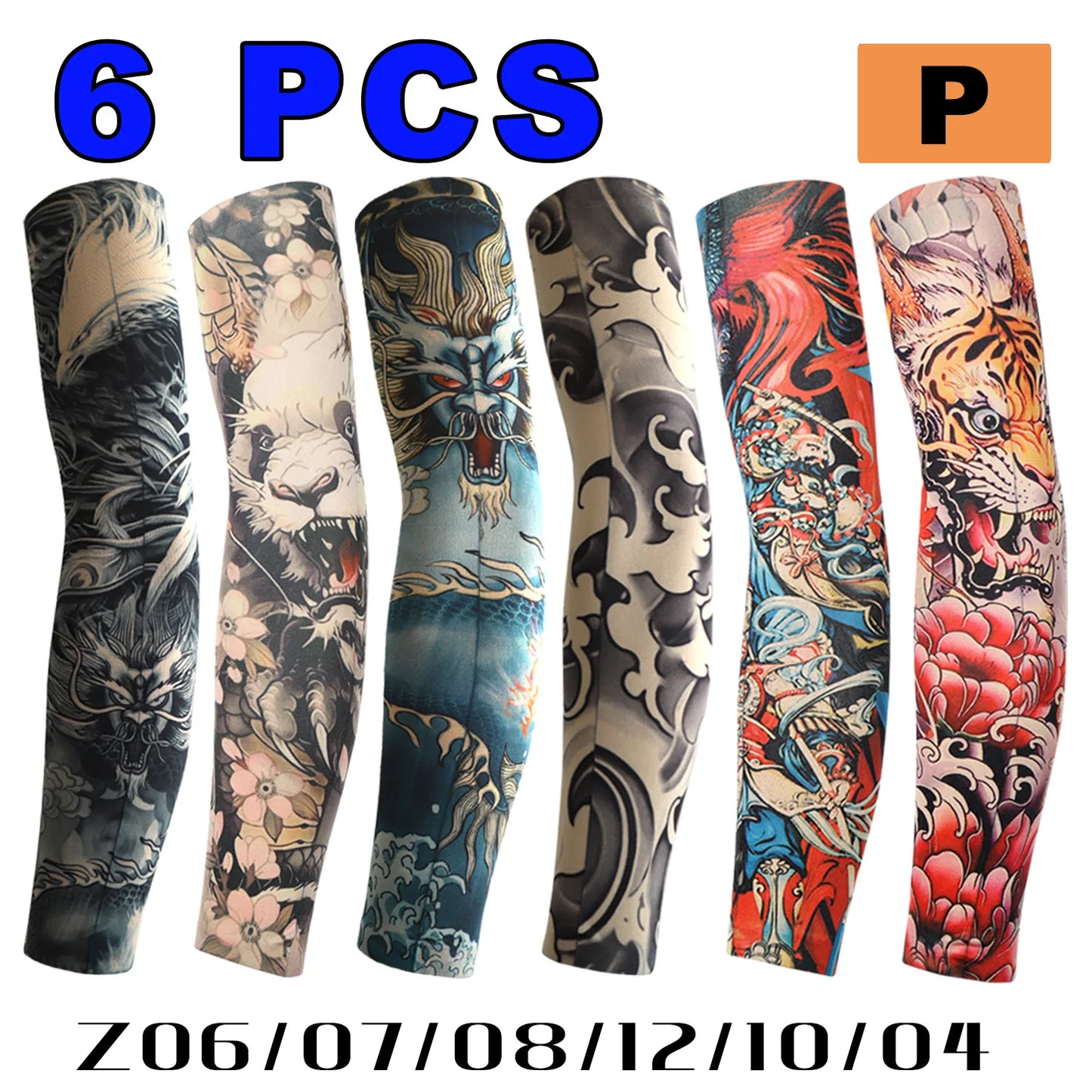Tattoo Ärmel Unisex UV-Schutz für Angeln und Outdoor