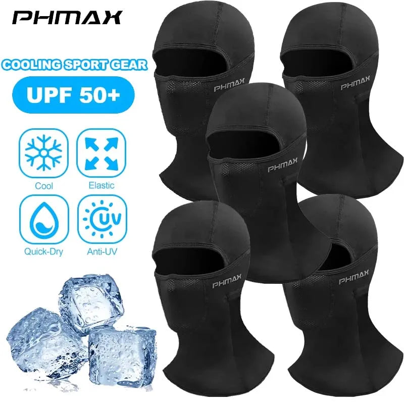 PHMAX Motorradmaske für Windschutz und UV-Schutz