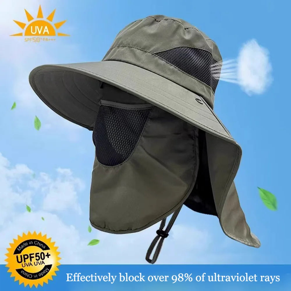 Wander-Cap mit UV-Schutz und Nackenklappe für Outdoor